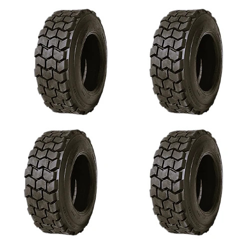 4 New 10-16.5 Skid Steer Tires 16PR LRH HD Rim Guard Tubeless 10×16.5 10165