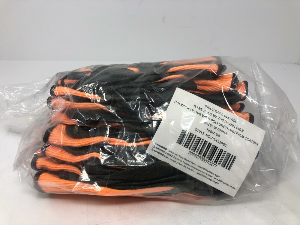 PIP Zone Defense 10 Gauge Polyethylene Cut Resistant Large Gloves 12 Pairs