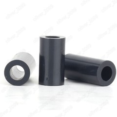 Black ABS Nylon Round Non-Thread Column Standoff Spacer Washer M3 M4 M5 M6-M10