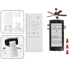 Black White Remote Control Ceiling Fan Kit 1 Set DC Output Ceiling Fan Receiver！
