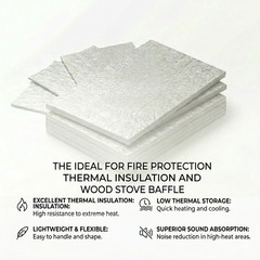 High-temperature insulation ceramic fiber blanket with aluminum foil facing