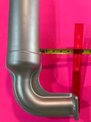 Muffler w/ extension for John Deere / Yanmar Tractor as shown -Check dimensions!