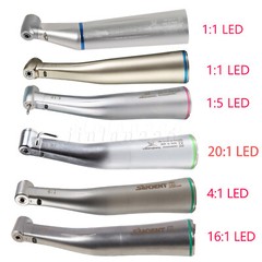 Dental Contra Angle 1:1/1:5/16:1/20:1 Fiber Optic Electric Handpiece KAVO Style