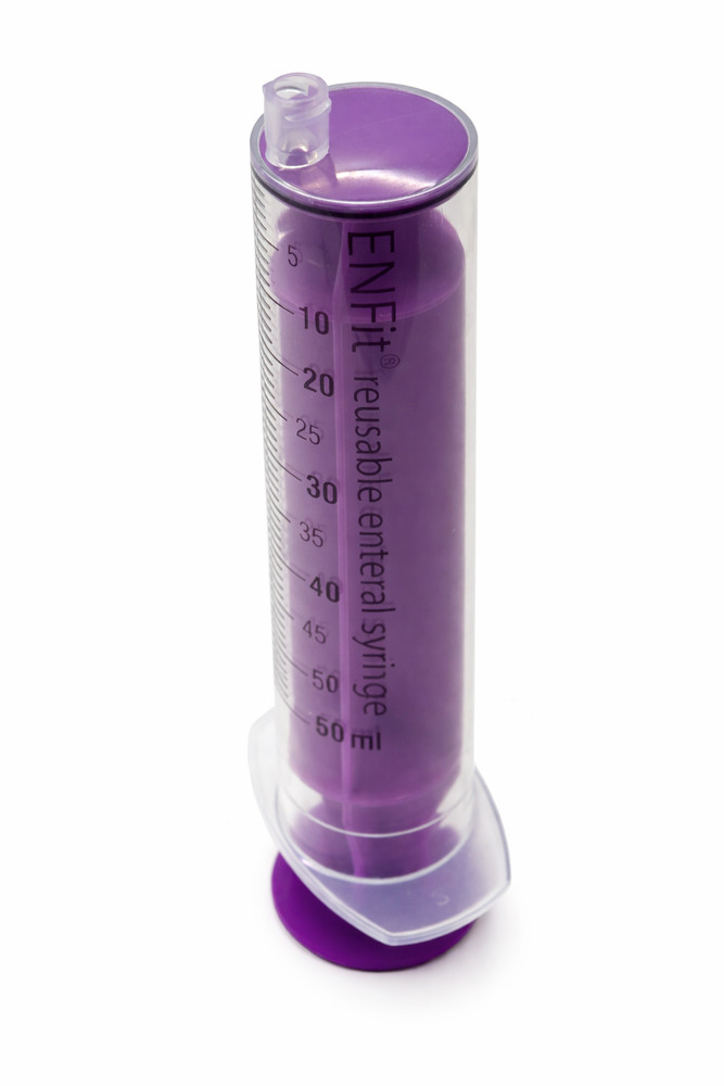 ENFit® Reusable Sterile Syringe with O-Ring 60ml Individually Packaged 10 Pack