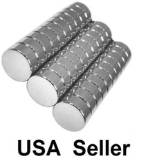 Lot 25 50 100 Pcs Round Disc Magnets Rare Earth Neodymium Magnet N50 N48 N52 N42