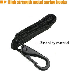 MOLLE Duty Belt Key Holder with Slip Pocket & Metal Clip for Security Pros