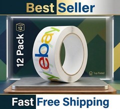 Packing Sealing Tape Ebay Tape 12 pack 2 Inch x 75 Yards 2 mil Rolls Heavy Duty