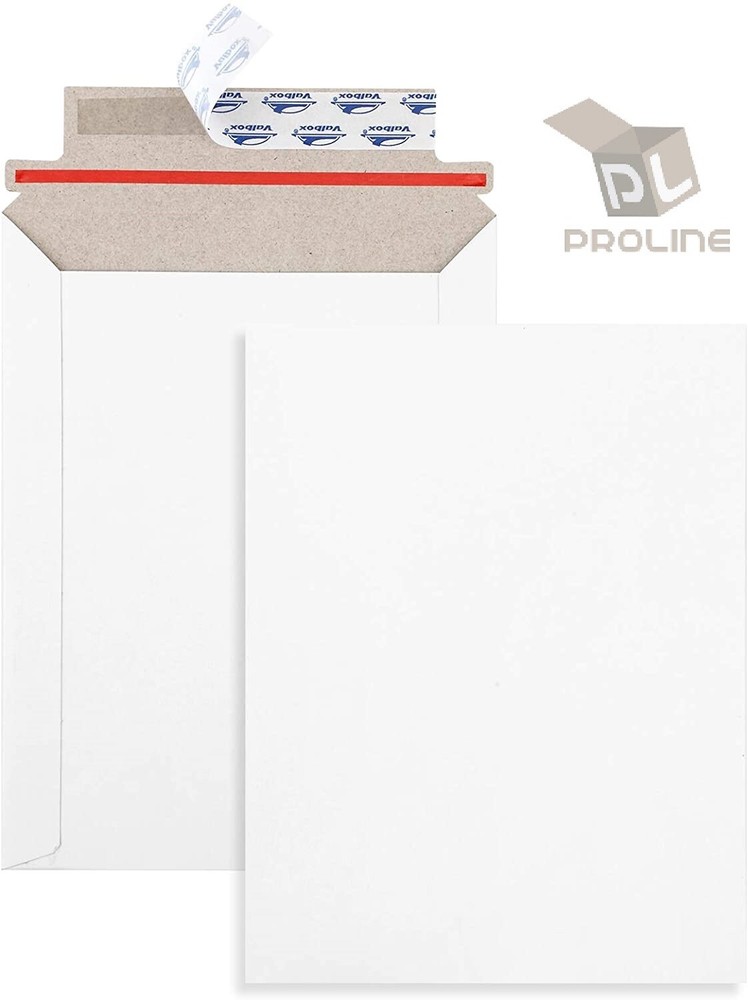 10 6×8 RIGID PHOTO DOCUMENT CARD MAILERS ENVELOPES STAY FLATS 100% RECYCLABLE