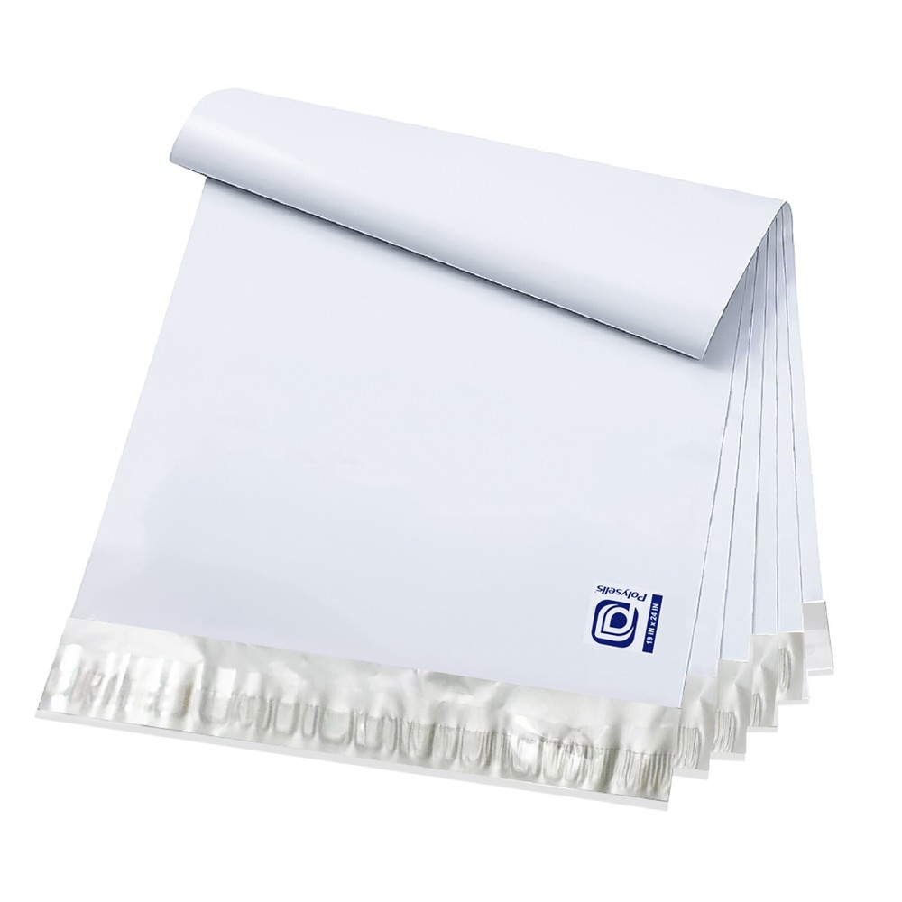 100 19×24 POLYSELLS Poly Mailers Envelopes Self Sealing Shipping Mailers Bags